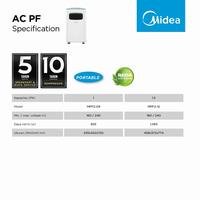 Gambar AC Portable MIDEA 1PK Type MPF-09CRN1 dari Nelsindo Karya Sejahtera Kota Administrasi Jakarta Pusat 2 Tokopedia