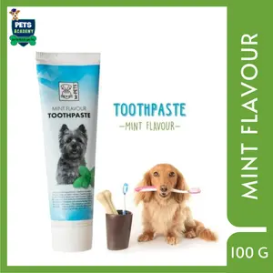 odol pasta gigi anjing rasa mint mpets toothpaste mint flavour 100g