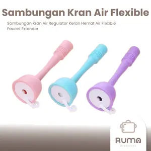 Sambungan Kran Air Regulator Keran Hemat Air Flexible Faucet Extender Wastafel