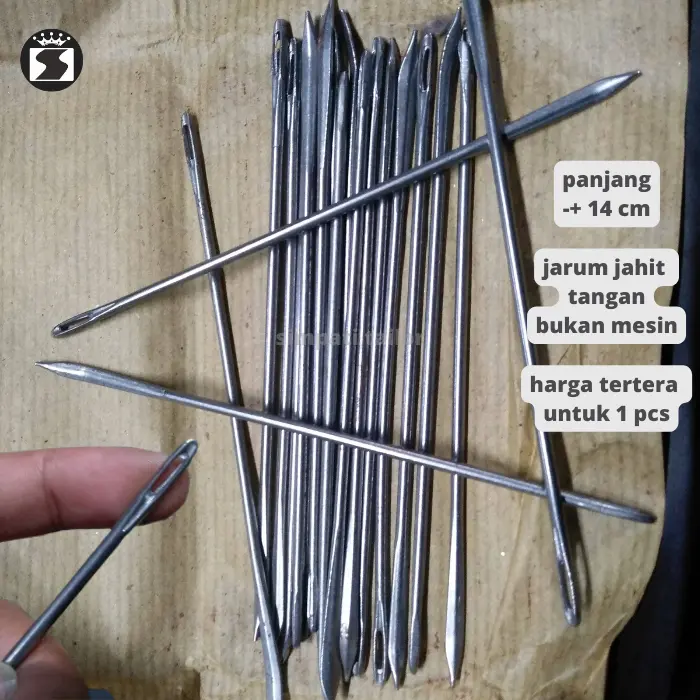 jarum jahit manual tangan karung besar satuan 2