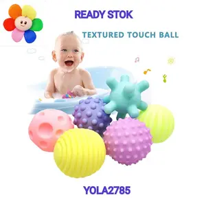 Sensory Ball 6 pcs Mainan Motorik Sensoril Soft Toy Ball Baby Newborn