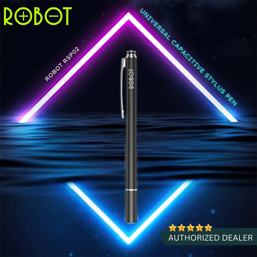 ROBOT STYLUS UNIVERSAL CAPASITIVE PEN RSP02 BLACK