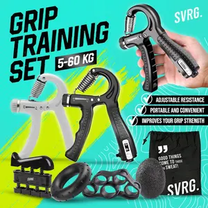 SVRG Adjustable Hand Grip Counter - Olahraga Tangan - Handgrip 5 - 60Kg