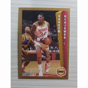 Kartu Basket Hakeem Olajuwon (1992-93 Fleer)