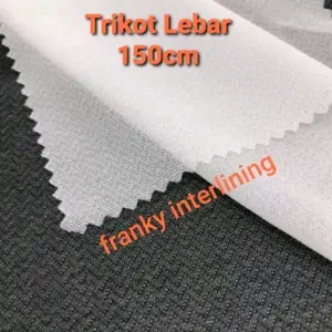 Trikot tipis Kulit Jeruk Buat baju/batik dll  Lebar 150cm Harga Per Meter