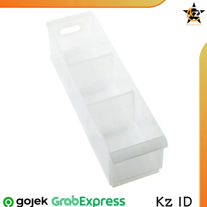 Keyway Keranjang Penyimpanan Barang 3 Sekat Transparan 1
