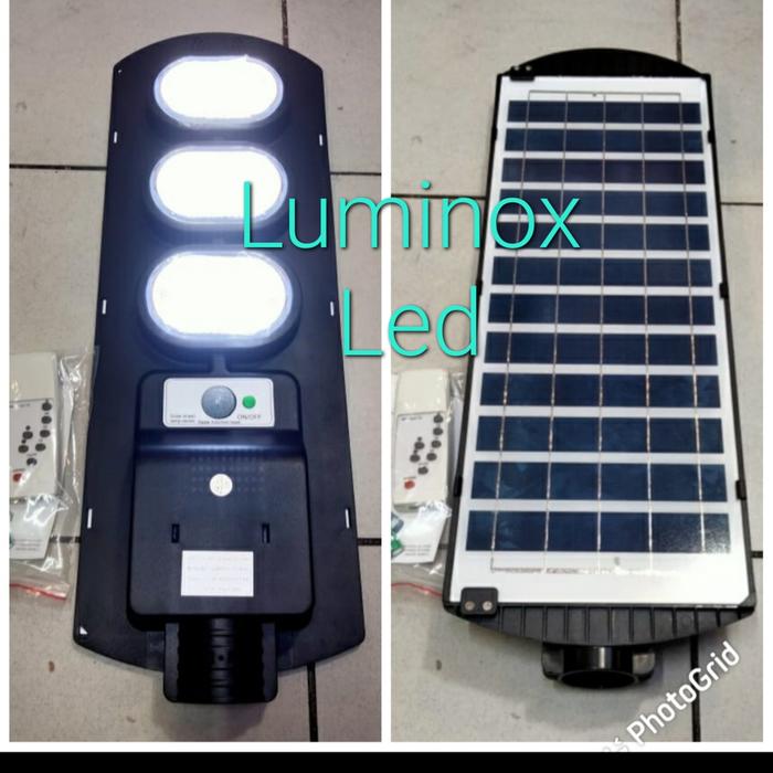 Jual lampu pju led solar panel surya 150w 150 watt jalan led all in one ...