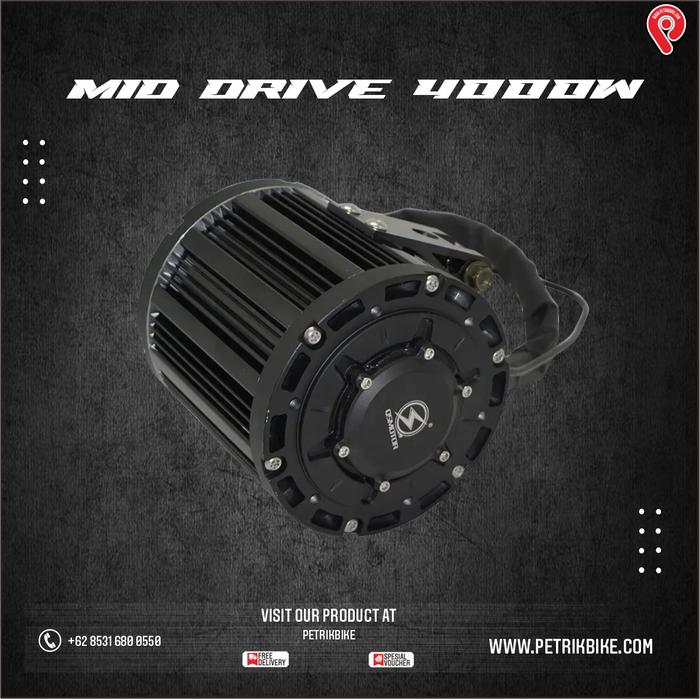 Gambar Mid Drive 4000 Watt 72 Volt dari Dyvolt Ev Shop Kota Bekasi Tokopedia