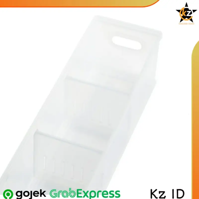 Keyway Keranjang Penyimpanan Barang 3 Sekat Transparan 2