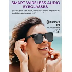 Smart Wireless Audio Eyeglasses V-Gen VSG1-01 Kacamata Pinter Vgen