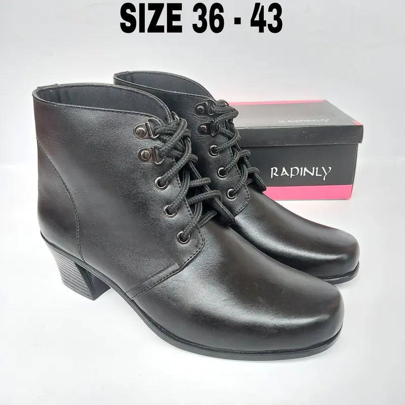 Sepatu Boot Wanita Kulit Asli 510 0