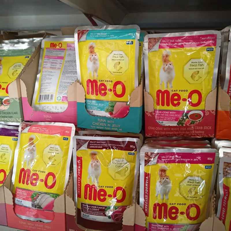 Meo pouch 80gr All varian Wetfood makanan basah kucing 1
