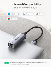 Gambar UGREEN ETHERNET ADAPTER - USB 3.0 to RJ45 Gigabit Ethernet - (50922) dari Techno Computer Bali Kota Denpasar 4 Tokopedia