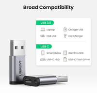 Gambar UGREEN ADAPTER USB - USB 3.0-A (Male) To USB-C (Female) - (50533) dari Techno Computer Bali Kota Denpasar 3 Tokopedia