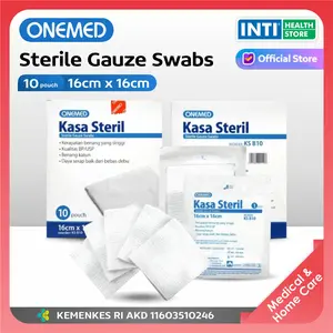 ONEMED | Kasa Steril 16x16 isi 10 | Kain Kasa Benang