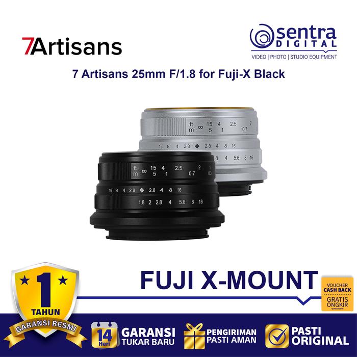 Gambar 7 Artisans 25mm F/1.8 APS-C Manual Lens For Fujifilm X Lensa 7 Artisan 7artisans 7Artisan dari Sentra Digital Kota Surabaya Tokopedia