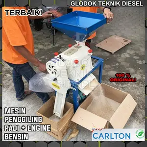 Mesin Penggiling Giling Padi Gabah 150 KG/h + Engine Penggerak CMH 350