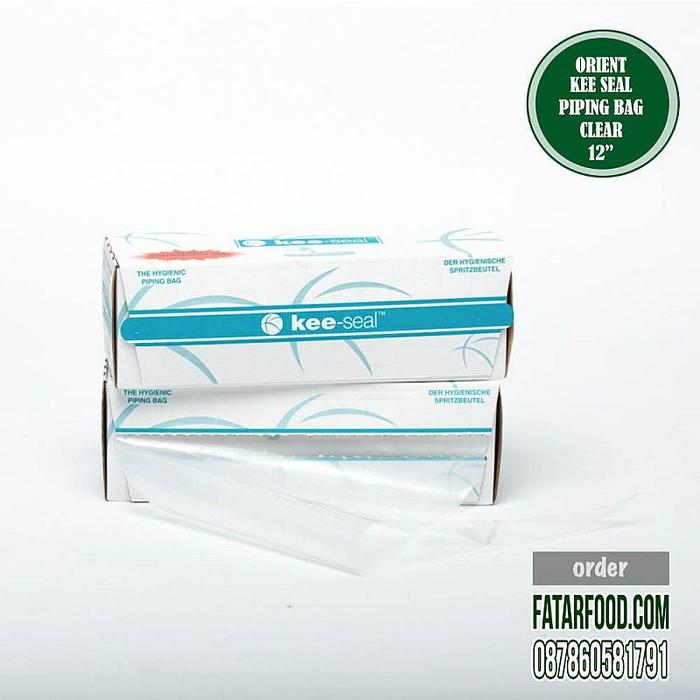 Gambar Piping Bag Clear Kee-seal 12" dari fatarfood online shop Kota Denpasar Tokopedia