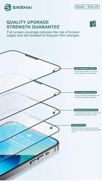 Gambar SIKENAI Tempered Glass SKU-20 XIAOMI HIGH ALUMINUM SMOOTH FULL SCREE - XIAOMI 11 LITE dari Bima Accessories Bali Kota Denpasar 5 Tokopedia