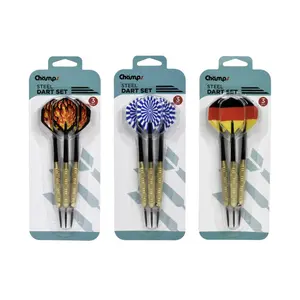 Landstro 3 pcs Arrow Jarum Dart Panah Besi Lancip