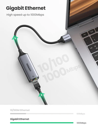 Gambar UGREEN ETHERNET ADAPTER - USB 3.0 to RJ45 Gigabit Ethernet - (50922) dari Techno Computer Bali Kota Denpasar 2 Tokopedia