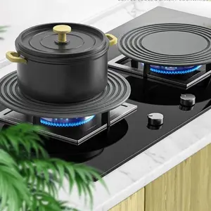 Plat Alas Panci Anti Gosong / Tatakan Pelindung Panci - Aluminium, 24cm / 28cm, 4mm, Hitam - Masak