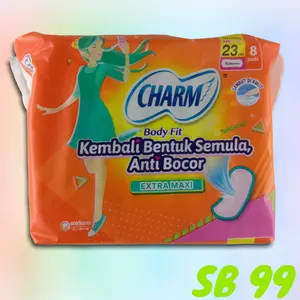 Charm bodyfit extra maxi isi 8 pads