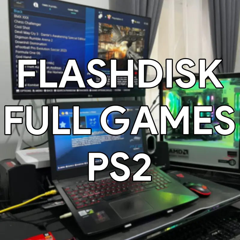 Flashdisk Gaming Portable - Full Games PS2 0