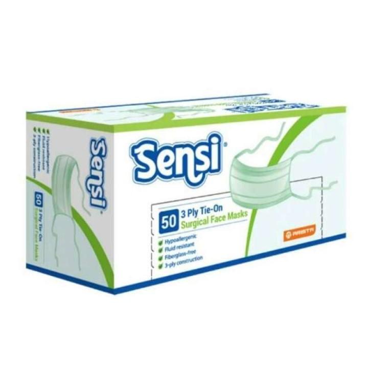Masker Sensi Tie On 50 Pcs 3 Ply