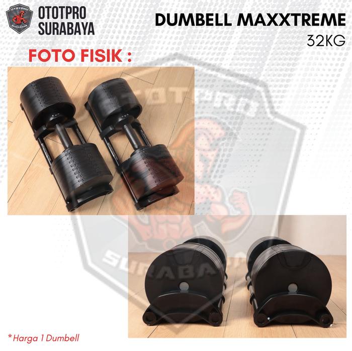 Gambar PAKET MAXXTREME DUMBELL 32KG |Dumbell |Sepasang |Beban |Gym |Fitness dari Ototpro Surabaya Kota Surabaya Tokopedia