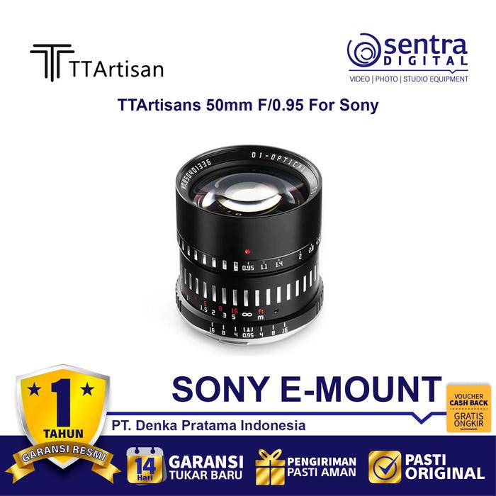 Gambar TTArtisans 50mm F/0.95 APS-C Manual Lens For Sony Lensa TT Artisan dari Sentra Digital Kota Surabaya Tokopedia
