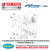 Gambar CALIPER ASSY (RIGHT), KALIPER DEPAN YAMAHA R15 V4 B48-F580U-01 dari Yamaha Bintang Rejeki Motor Kab. Bandung 5 Tokopedia