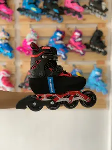 Cover Boot Sepatu Roda Inline Skate Mi2 Black List Blue