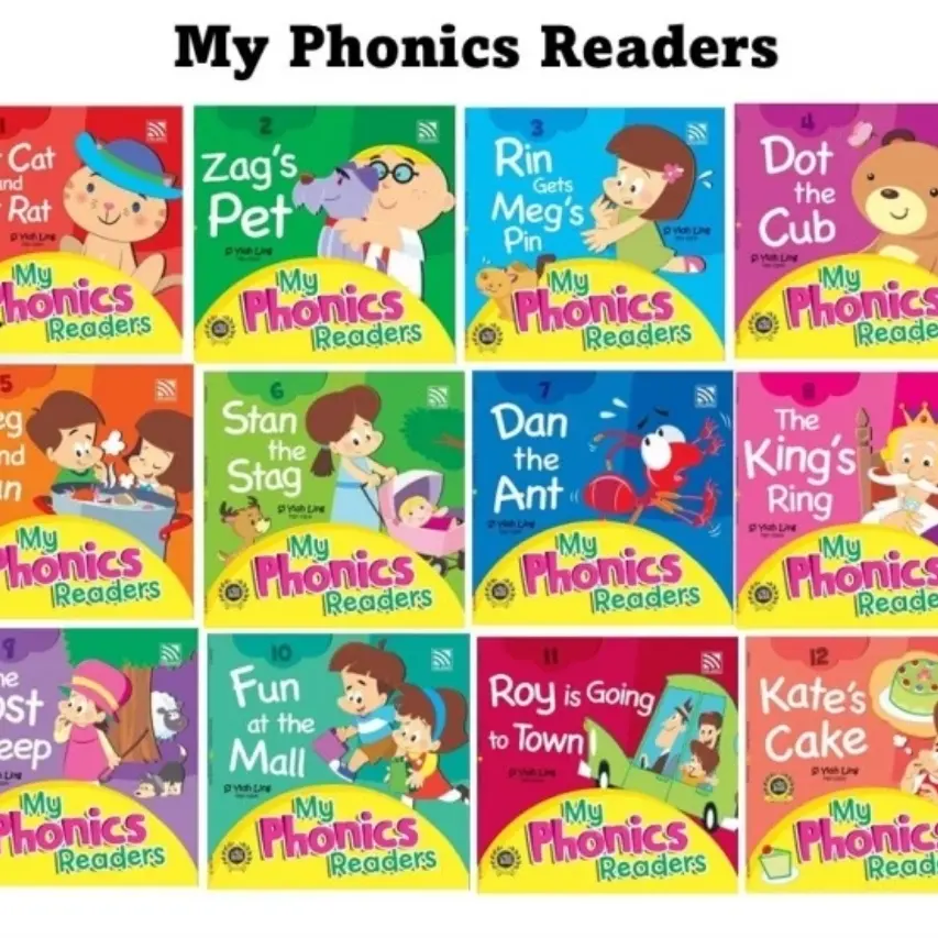 My Phonics Reader Books - Level 1-12