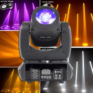 Lampu Sorot Beam Lighting Panggung Disco Mini LED Stage Sensor Suara