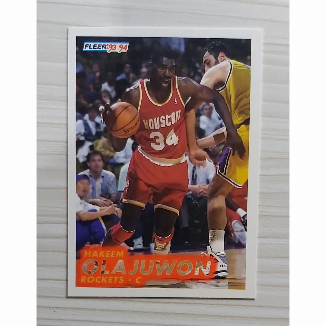 Kartu Basket Hakeem Olajuwon (1993-94 Fleer)