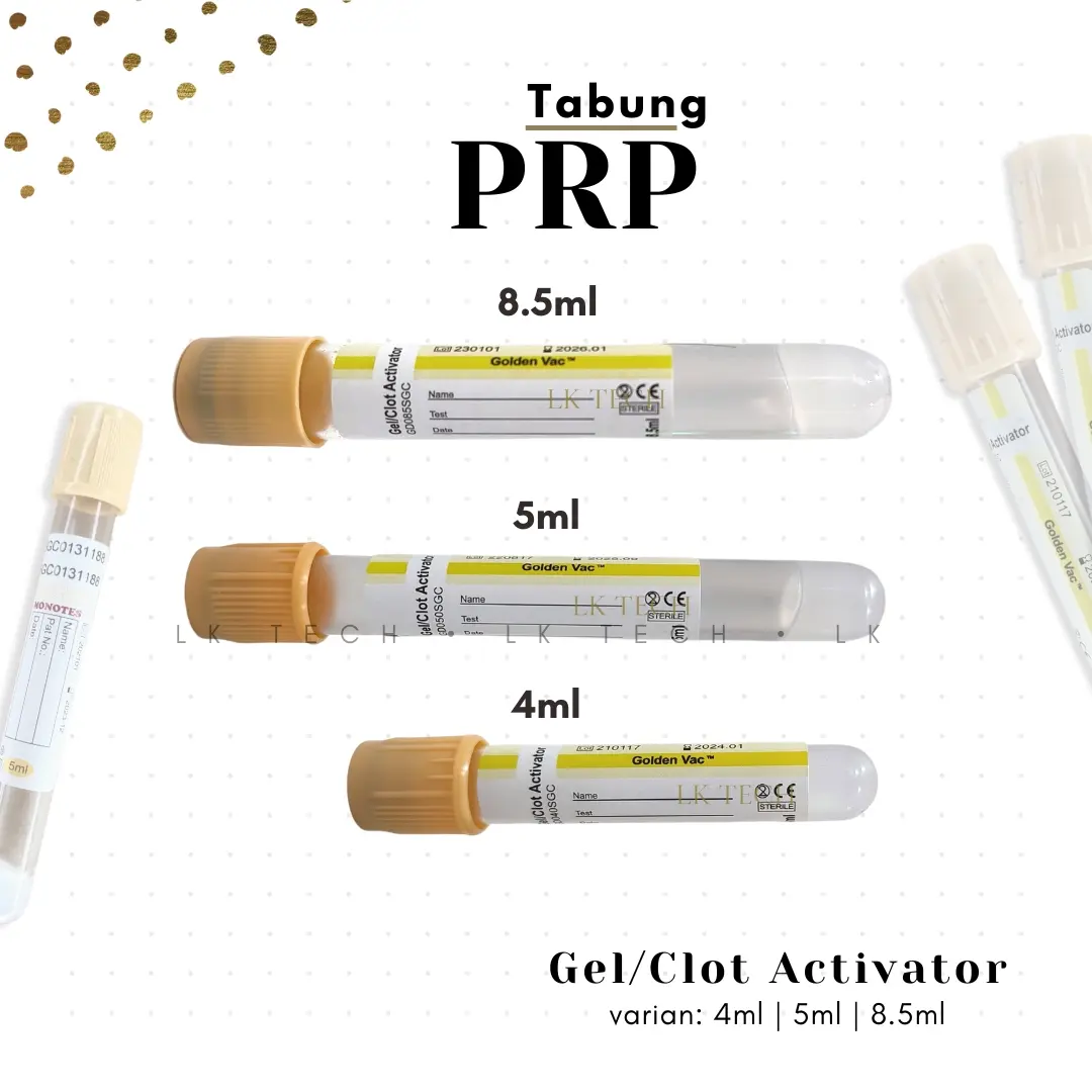 tabung prp 5 ml gel cloth activator