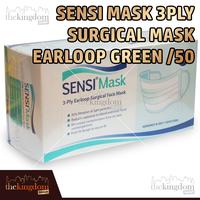 Gambar Sensi Mask 3ply Surgical Mask Earloop Green /50 Masker Medis Hijau - Plastik dari The Kingdom Shop Kota Administrasi Jakarta Utara 1 Tokopedia