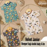 Gambar Velvet Junior Jumper /Romper Pendek Newborn Mix 0-3m dari Chelily Baby Kid Shop Kota Administrasi Jakarta Pusat 1 Tokopedia