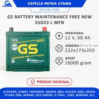 Gambar AKI MOBIL TOYOTA CAMRY / FORTUNER / INNOVA / ALPHARD | GS ASTRA 55D23L MF dari Capella Patria Utama Kota Medan 1 Tokopedia