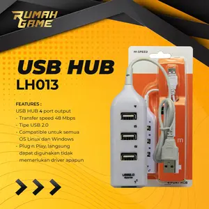 USB HUB 4 PORT SAKLAR LH013 - USB Hub 4Port