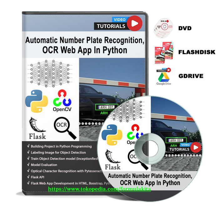 Jual VIDEO TUTORIAL AUTOMATIC NUMBER PLATE RECOGNITION, OCR APP IN ...