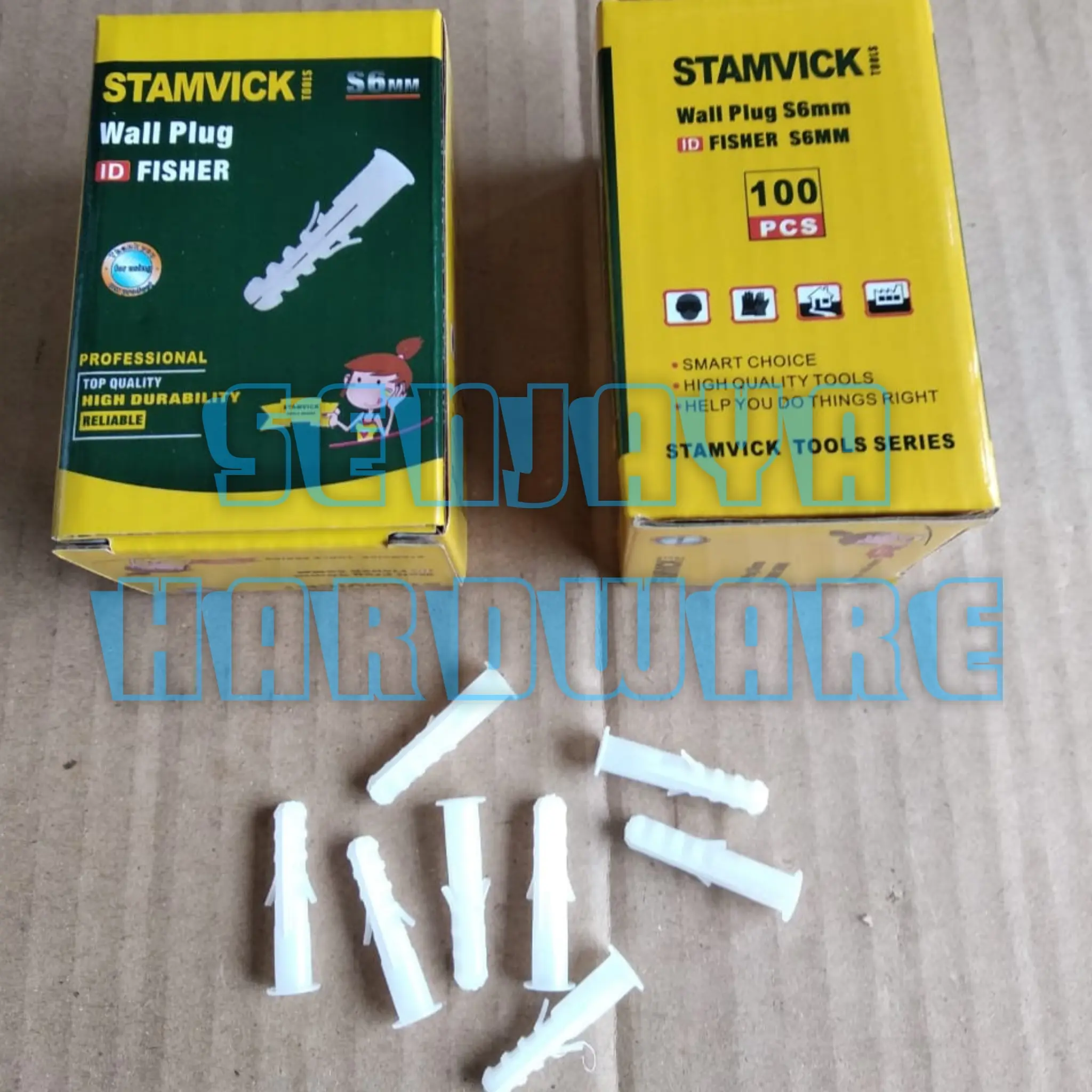 Stamvick fisher s6 wall plug high quality isi 100 pcs
