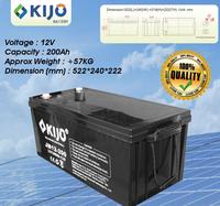Gambar Baterai KIJO 12V 200AH KIJO JM12-200 VRLA Deep Cycle Battery - Unit dari TokoUPS Kota Administrasi Jakarta Pusat 4 Tokopedia