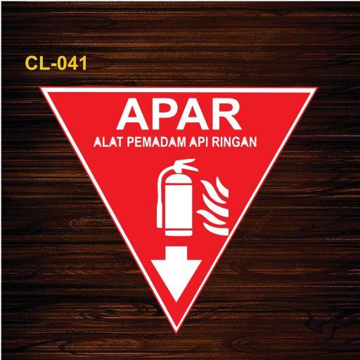 Jual STIKER RAMBU SEGITIGA APAR/SIGN APAR/19.5 CM X 22 CM - Kab. Bekasi ...