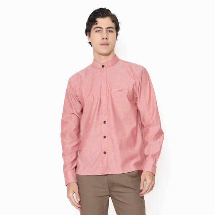 Gambar 17SEVEN KEMEJA KOKO LENGAN PANJANG KOKO-OX-MERAH - S dari 17sevenoriginal Kota Administrasi Jakarta Timur Tokopedia
