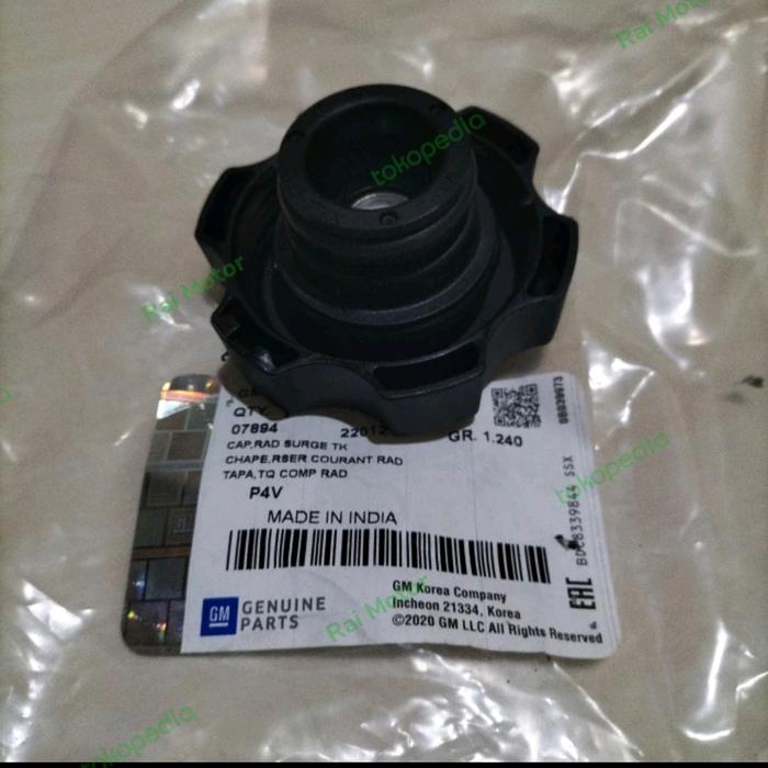 Gambar TUTUP TABUNG RADIATOR CHEVROLET NEW AVEO SONIC SPIN TRAX ORLANDO SPARK dari Rai Motor Kota Administrasi Jakarta Selatan Tokopedia