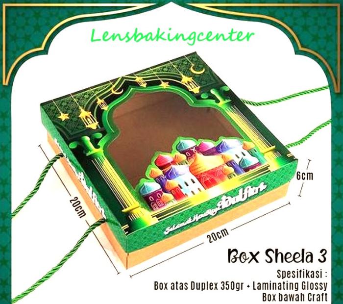 Gambar Dus / Box /Kotak Lebaran/Idul Fitri Lapis Legit/Kue/Brownies Panggang dari Len's Baking Center Kota Administrasi Jakarta Barat 4 Tokopedia
