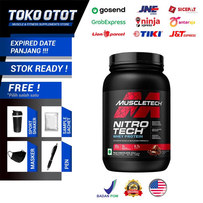 Gambar Muscletech Nitrotech Whey 2,2lbs 2,2 lbs 2lbs 2 lb Protein 2lbs 2 lbs dari Toko Otot Kota Administrasi Jakarta Utara Tokopedia