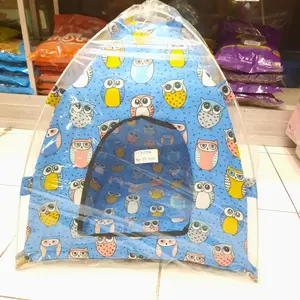 Tenda Anjing / Tenda Kucing / Kasur Anjing Bentuk Tenda / Kasur Kucing